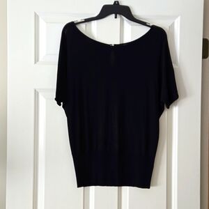 Premise Sheer Navy Blouse
